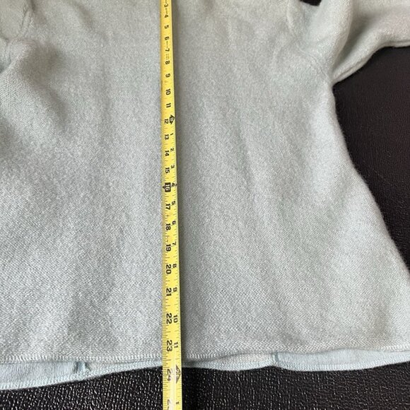 Women’s Cabela's Wool Cardigan sz M/L Pockets Feminine Retro Cozy Warm Green - Picture 6 of 8